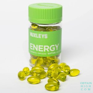 Huxleys Cannabis Energy Gel Caps